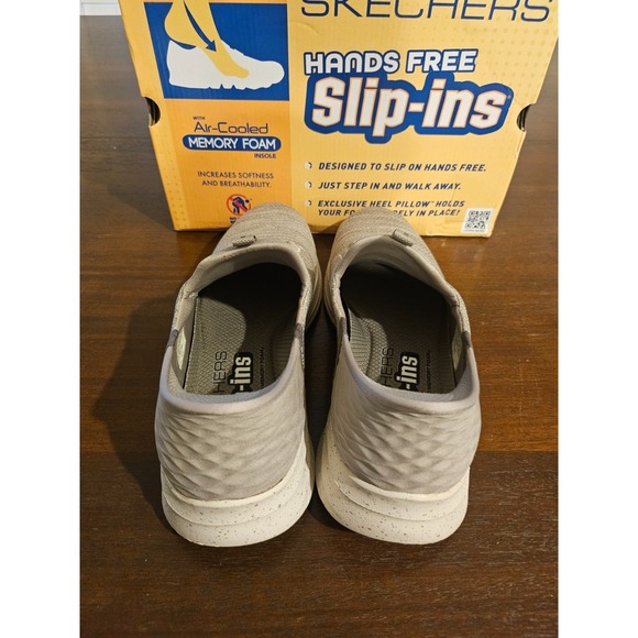 Skechers Men\'s Vegan‎ Size 9 Slip-ins Ultra Flex Right Away Shoes Gray Athletic main image 11
